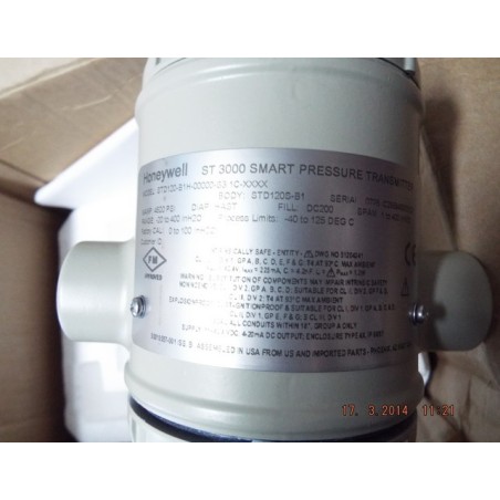Honeywell STD120 Differential Pressure Transmitter – High-Precision ...