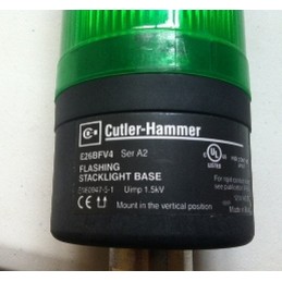 CUTLER HAMMER E26BFV4 STACKLIGHT ASSEMBLY RED,GREEN LIGHTS
