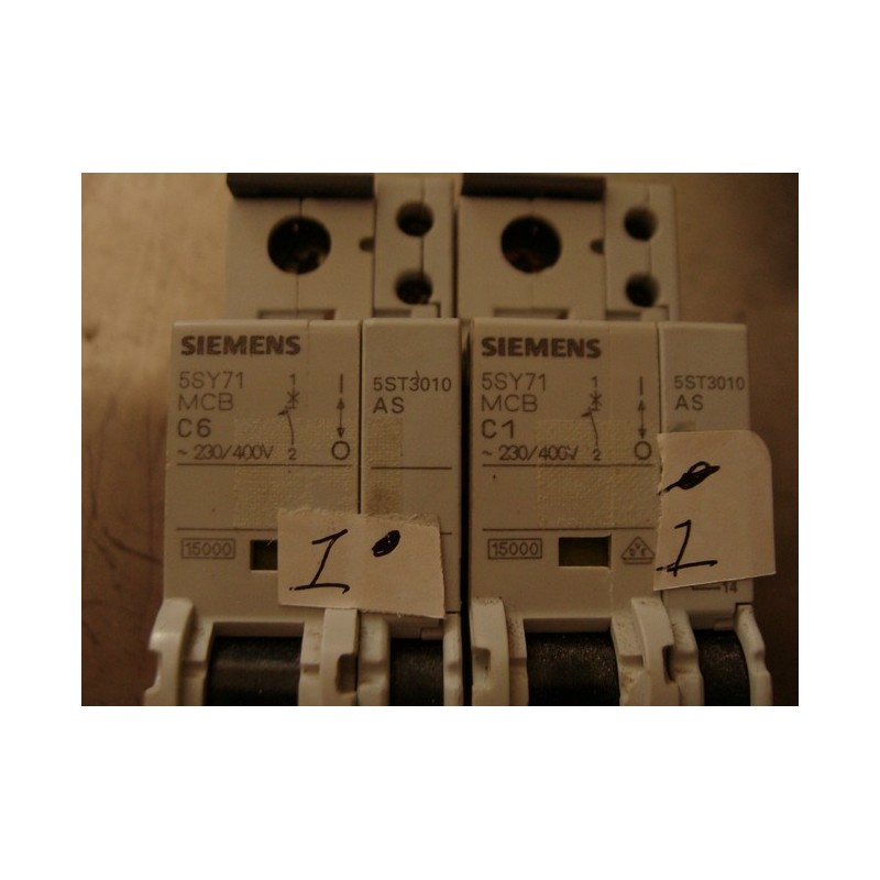 SIEMENS SWITCH 5SY71MCBC6+5ST3010