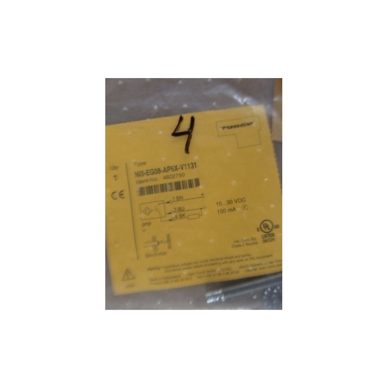 TURCK Ni3-EG08-AP6X-V1131 TURCK Ni3-EG08-AP6X-V1131