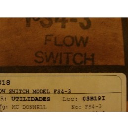 MC DONNELL FLOW SWITCH MODEL F54-3 