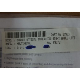 BANNER OPTICAL INTERLOCK RIGT ANGLE LEFT