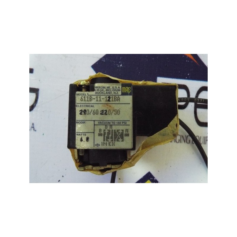 MAC REGULATED PRESSURE VALVE 611B-11-121BA MAC REGULATED PRESSURE VALVE 611B-11-121BA