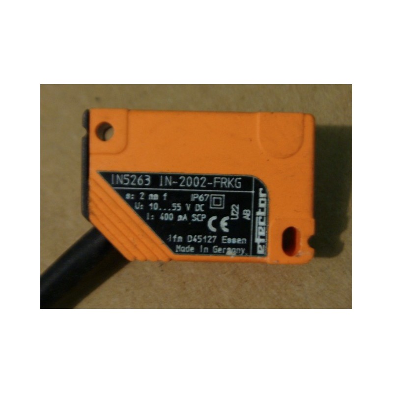 EFECTOR PROXIMITY SWITCH IN5263 IN-2002-FRKG EFECTOR PROXIMITY SWITCH IN5263 IN-2002-FRKG