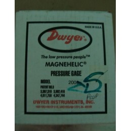 DWYER MAGNEHELIC PRESSURE GAGE 2005