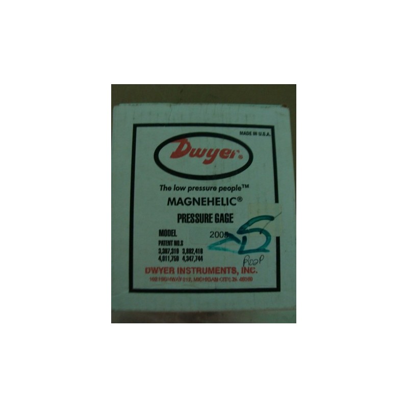 Dwyer 2005 Magnehelic – Präzises Druckmessgerät Für Lüftung & Industrie