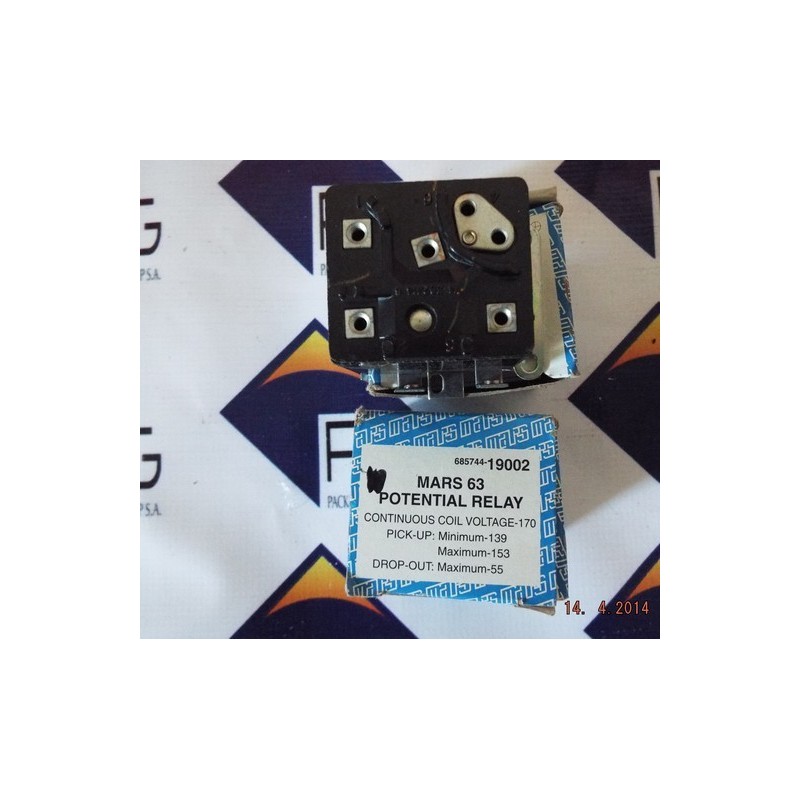 MARS RELAY POTENTIAL MOTOR 3ARR3-MARS63