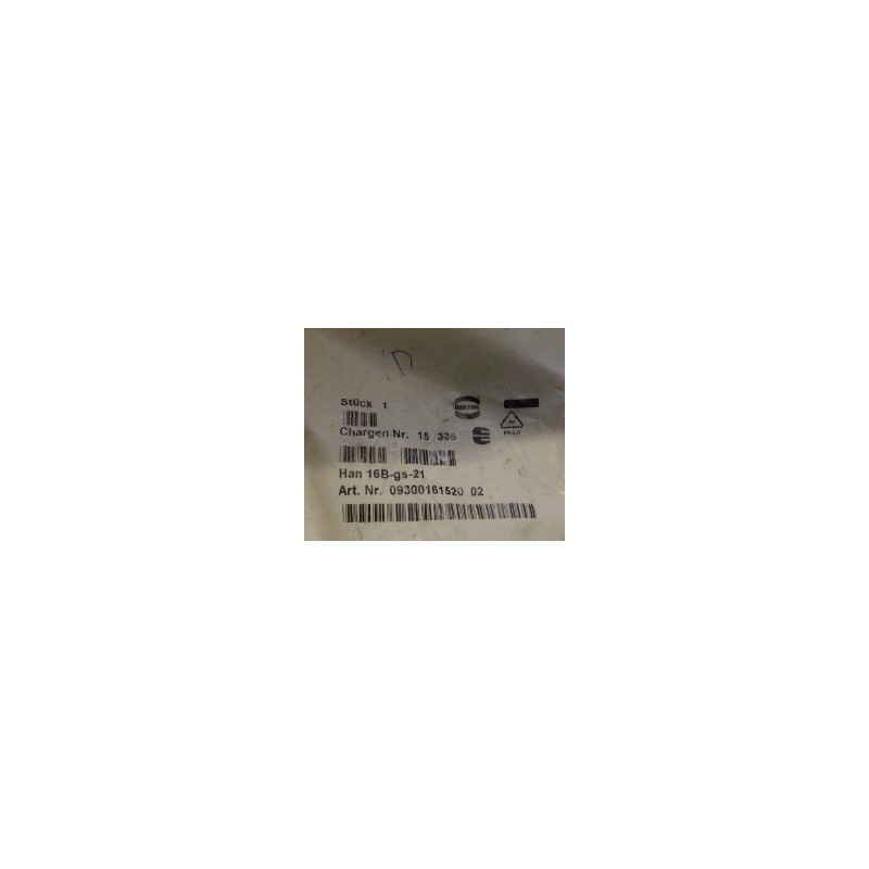 HARTING 09300161520 02 HARTING 09300161520 02