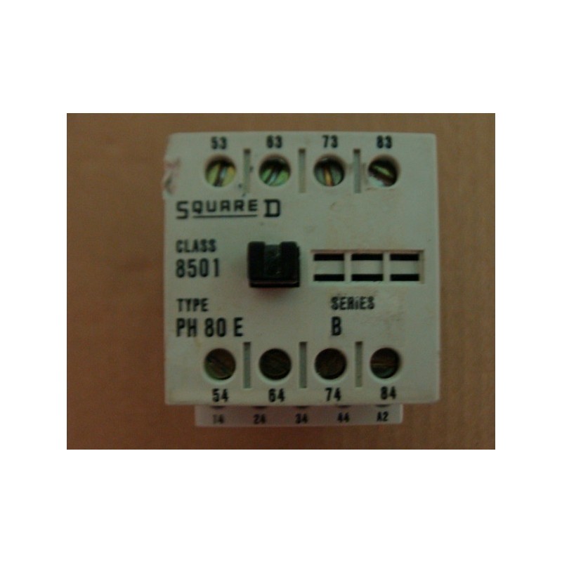 SQUARE-D 8501 PH40E CONTACT RELAY SERIES B SQUARE-D 8501 PH40E CONTACT RELAY SERIES B