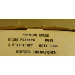 WINTERS INSTRUMENTS 0/160 PSI &KPA  P825 PREMIUN GAUGE