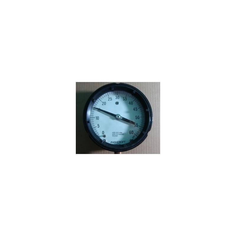 ASHCROFT 0-60 PSI GAUGE ASHCROFT 0-60 PSI GAUGE