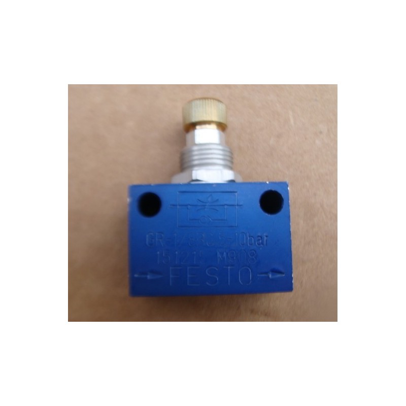 FESTO FLOW REGULATOR GR-1/8-B0,5 10 BAR