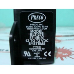 PRECO BACK-UP ALARM ELT-278