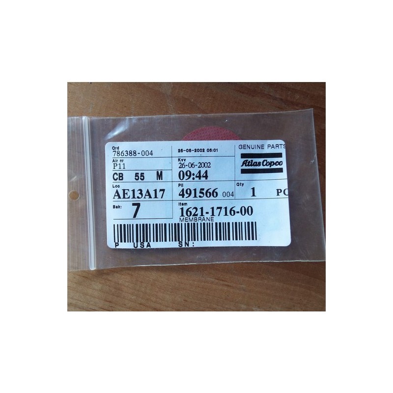 ATLAS COPCO 1621-1716-00 ATLAS COPCO 1621-1716-00