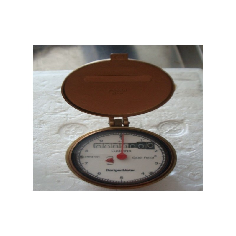 BADGER METER REGISTER COMPLETE COLD WATER ONLY BADGER METER REGISTER COMPLETE COLD WATER ONLY
