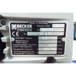 Becker VT 4.10 – Oil-Free Rotary Vane Vacuum Pump for Industrial Applications.
