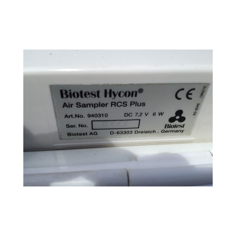 BIOTEST HYCON AIR SAMPLER RCS PLUS 940310 AG D63303