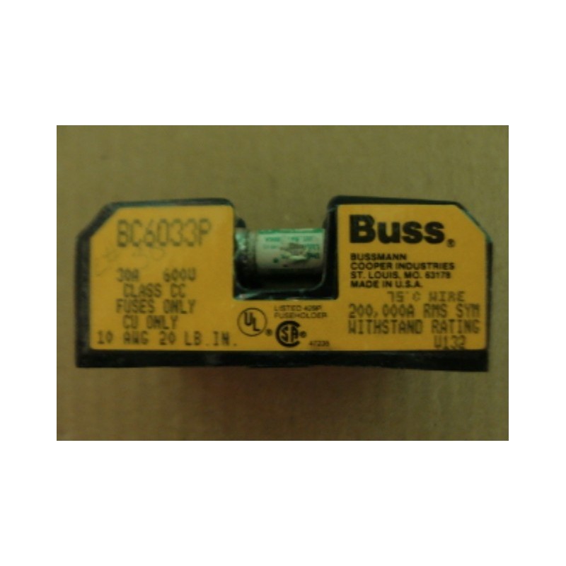 BUSS FUSEHOLDER BC6033P
