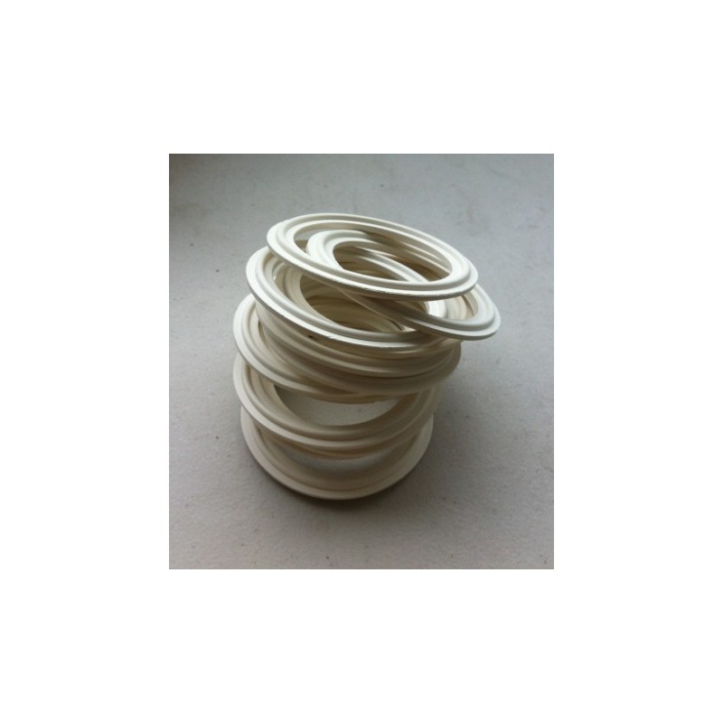 CARIBE GASKET & SUPPLY WHITE BUNA-N 0-40MP-UW STANDARD CLAMP 2" LOT of 25 CARIBE GASKET & SUPPLY WHITE BUNA-N 0-40MP-UW STANDARD CLAMP 2" LOT of 25