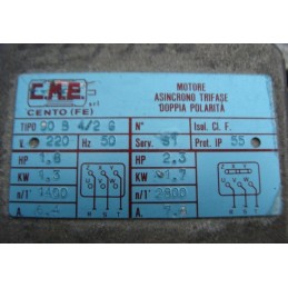 CENTO 90B4/2G MOTOR 3 PHASE