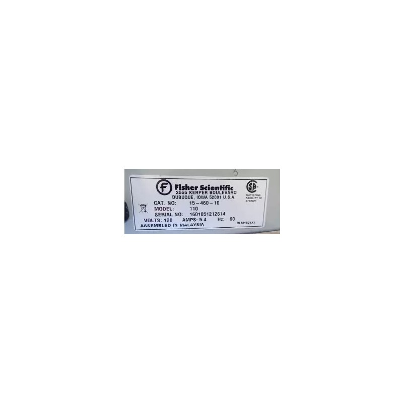 FISHER SCIENTIFIC ISOTEMP 15-460-10 FISHER SCIENTIFIC ISOTEMP 15-460-10