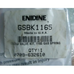 ENIDINE GSBK1165 DLEED VALVE KIT 1165 GAS SPRING