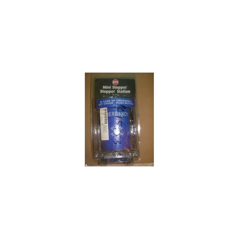  STI BLUE EMERGENCY SAFETY MINI STOPPER STATION 