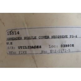 FIKE NOZZLE COVER NEOPRENE FG-4 E02-0172-5