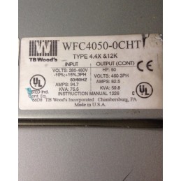 TB Wood's WFC4050-0CHT AC Inverter Drive – 50 HP Motor Controller
