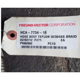 FREUND-VECTOR HCA-7734-18 HOSE TEFLON 