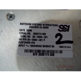 SWITCHING SYSTEMS INTERNATIONAL 20-0028-021