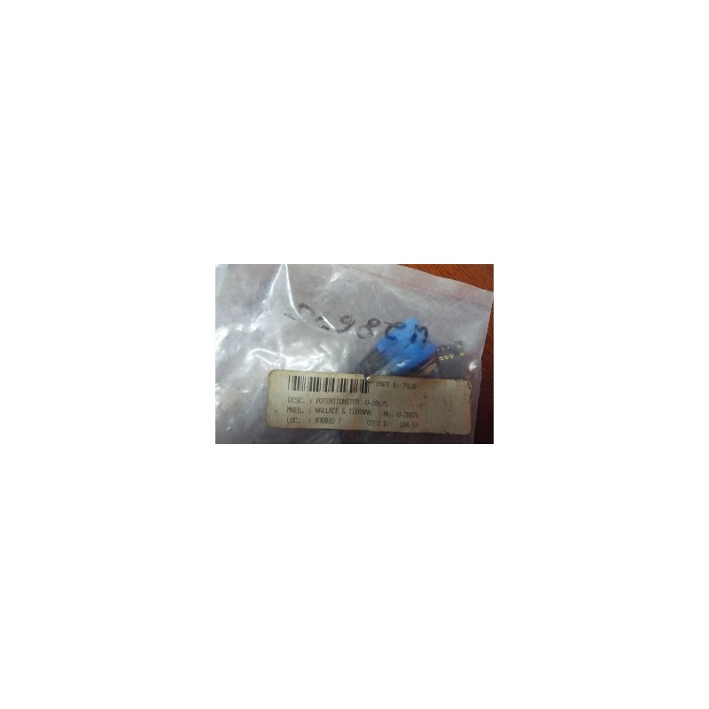 WALLACE & TIERNAN POTENTIOMETER U-28675 WALLACE & TIERNAN POTENTIOMETER U-28675