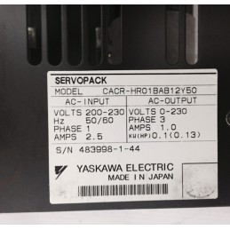 SERVOPACK CACR-HR01BAB12Y50