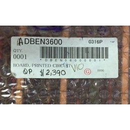 ADBEN 3600 BOARD PRINTED CIRCUIT