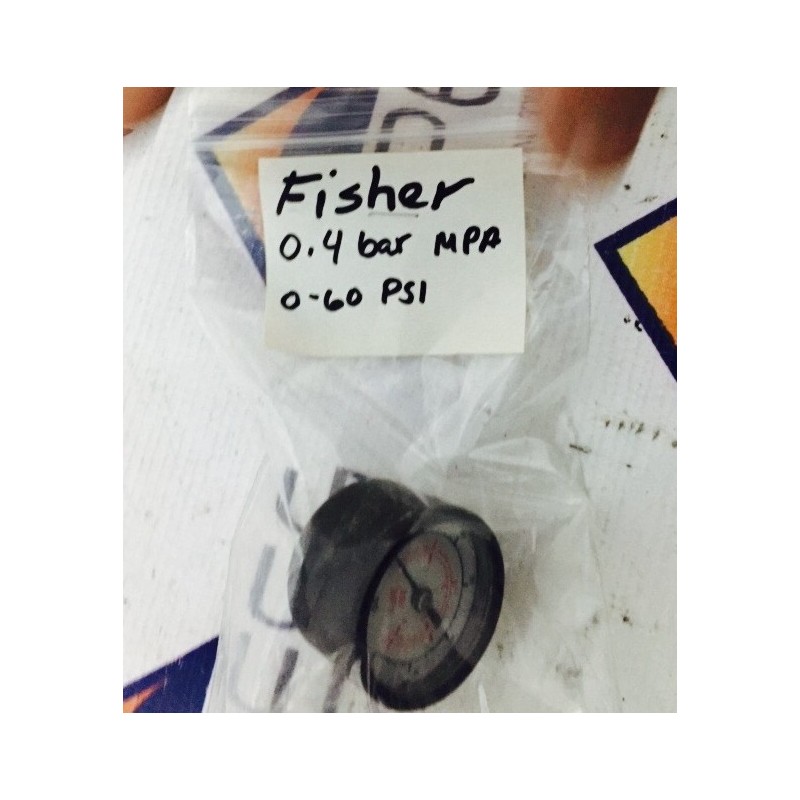 FISHER GAUGE 0-60 PSI / 0.4 BAR FISHER GAUGE 0-60 PSI / 0.4 BAR