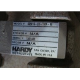 HARDY INSTRUMENTS 605016-2K-TWA-141