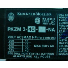 MOELLER PKZM 3-40 NA
