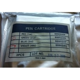 YOKOGAWA PLOTTER PEN PURPLE B9902AN 3 pack