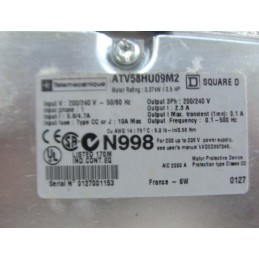 TELEMECANIQUE ATV-58HU09M2 DRIVE 2.3AMP 0.37KW 0.5HP