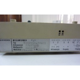 SIEMENS MESSUMFORMER "W" 7NG22ol-3DALL