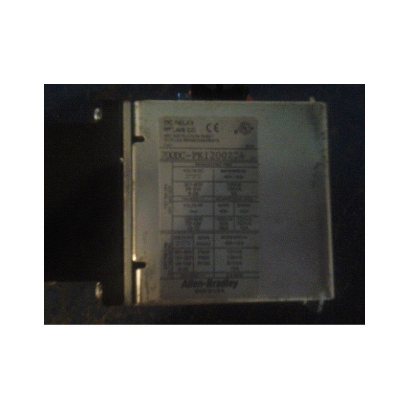Allen-Bradley 700DC-PK1200Z24 12-Pole 24V DC Master Control Relay
