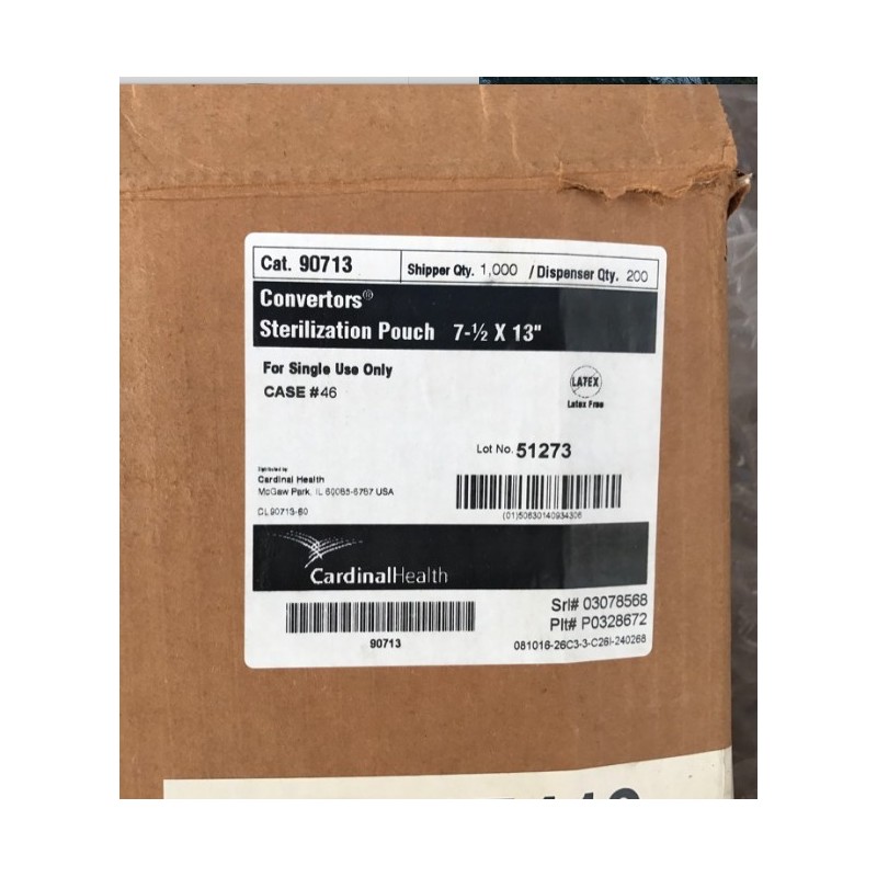 CONVERTORS STERILIZATION POUNCH 7-1/2 X 13"