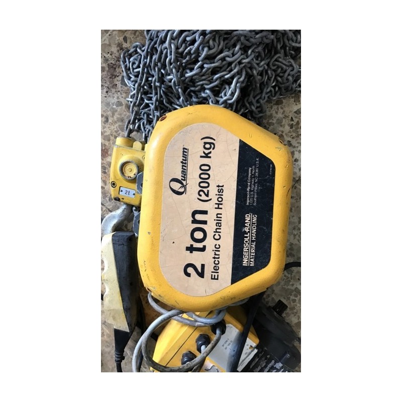 QUANTUM 2 TON ELECTRIC CHAIN HOIST QUANTUM 2 TON ELECTRIC CHAIN HOIST