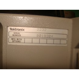 TEKTRONIX OSCILLOSCOPE 100 MHZ DIGITAL STORAGE 2232