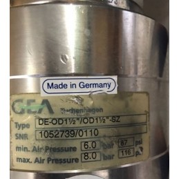 GEA DE-0D1 1/2"/OD1 1/2"-SZ