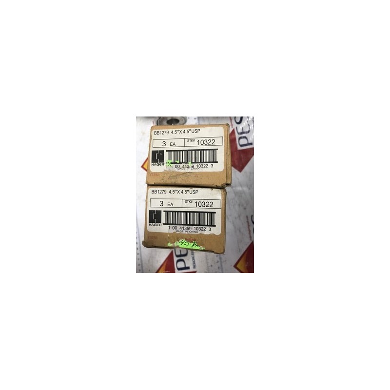HAGER BB1279 4.5X4.5 USP HAGER BB1279 4.5X4.5 USP