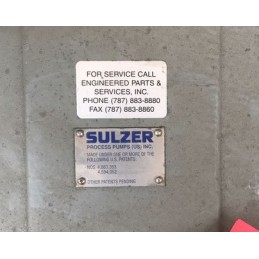 SULZER CENTRIFUGAL BARE PUMP 7000GPM