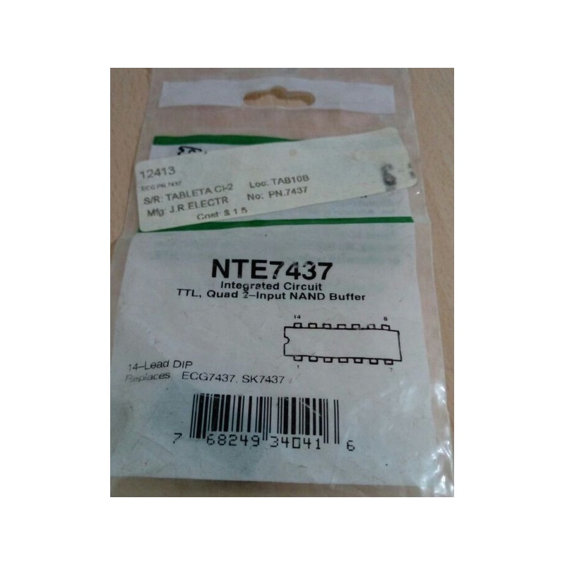 J.R ELECTR NTE7437 J.R ELECTR NTE7437