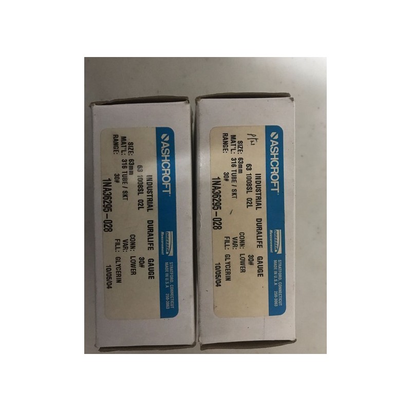 ASHCROFT 1NA36295-028 ASHCROFT 1NA36295-028