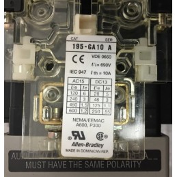 ALLEN BRADLEY 195-GA10 A